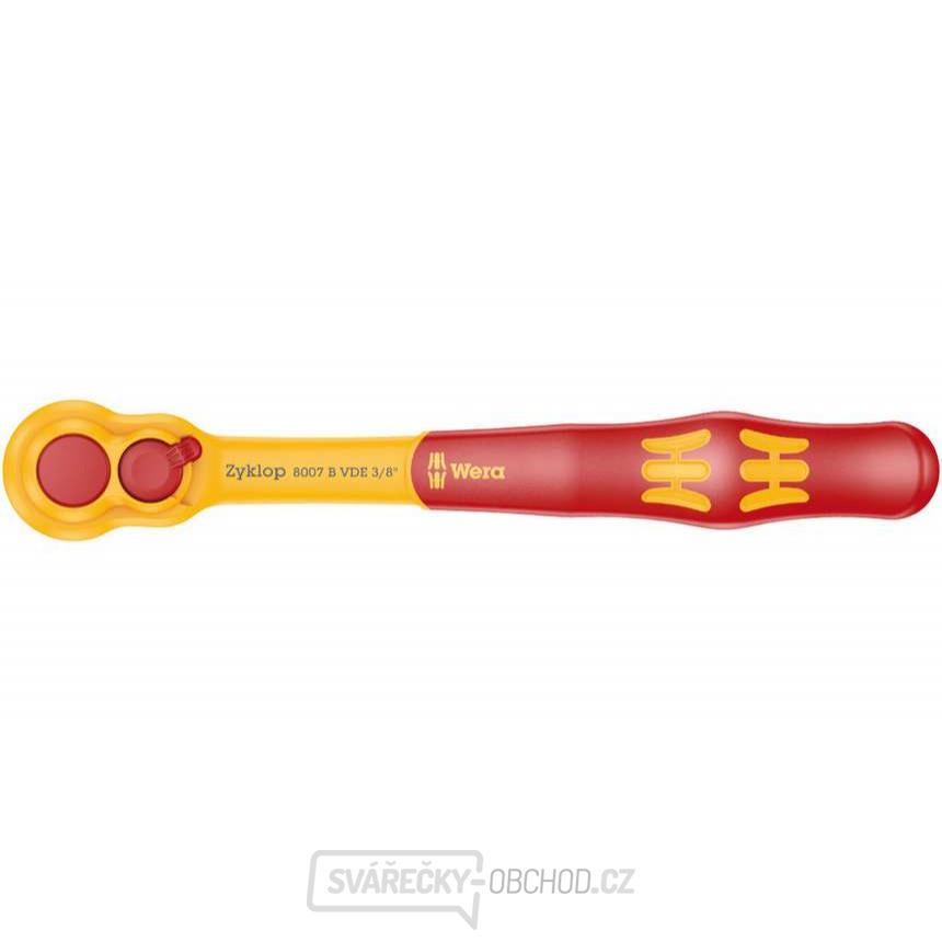 Wera 004966 Izolovaná ráčna 3/8" Zyklop 8007 B VDE přepínací