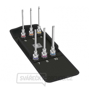 Wera 004210 Prodloužené zástrčné hlavice Zyklop 1/2" inbus 8740 C HF 2 s přidržovací funkcí (Sada 6 dílů 40 mm) Wera 004210 Prodloužené zástrčné hlavice Zyklop 1/2" inbus 8740 C HF 2 s přidržovací funkcí (Sada 6 dílů 40 mm) gallery main image