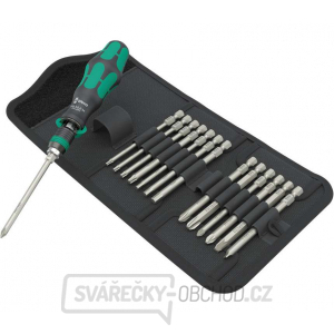 Wera 051061 ráčnový držák bitů Kraftform Kompakt 838 RA-R M Set 1 včetně bitů (Sada 15 dílů) gallery main image