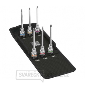 Wera 004211 Prodloužené zástrčné hlavice Zyklop 1/2" Torx 8767 C TORX HF 2 s přidržovací funkcí (Sada 6 dílů 140 mm) Wera 004211 Prodloužené zástrčné hlavice Zyklop 1/2" Torx 8767 C TORX HF 2 s přidržovací funkcí (Sada 6 dílů 140 mm) gallery main image