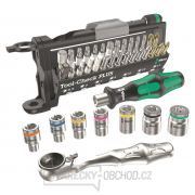 Wera 056490 Bity, hlavice a ráčna 1/4" Zyklop Tool-Check PLUS s držákem 889/4/1 K (Sada 40 dílů) Náhled