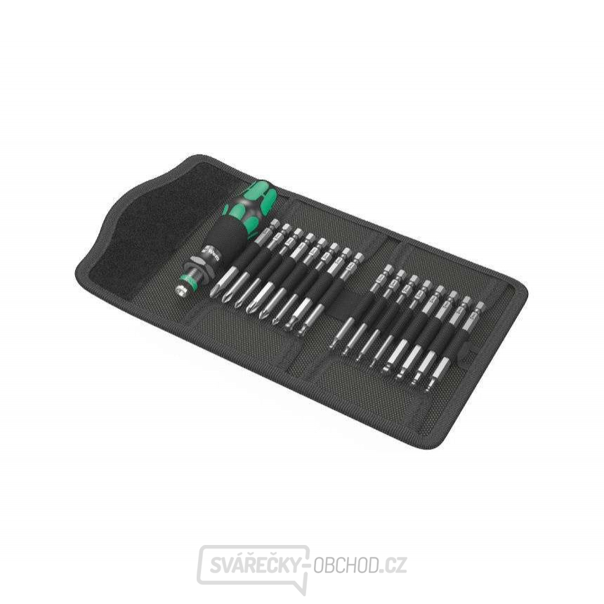 Wera 059294 Držák 1/4" a výměnné čepele Kraftform Kompakt 60 KK (Sada 17 dílů)