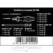 Wera 051040 Houževnaté bity Kraftform Kompakt 60 RA s držákem 816 RA (Sada 17 dílů) Náhled