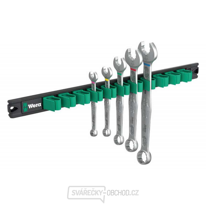 Wera 020234 Očkoploché klíče 8 ÷ 19 mm 6003 Joker 2 na magnetické liště, 9641 (Sada 5 dílů) Wera 020234 Očkoploché klíče 8 ÷ 19 mm 6003 Joker 2 na magnetické liště, 9641 (Sada 5 dílů) gallery main image