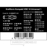 Wera 003471 Šroubováky Kraftform Kompakt VDE 18 Universal 1 (Sada 18 dílů) Wera 003471 Šroubováky Kraftform Kompakt VDE 18 Universal 1 (Sada 18 dílů) náhled