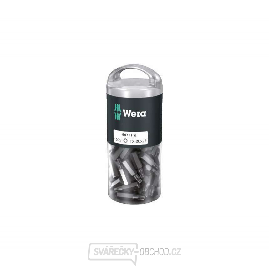 Wera 072448 Bity 1/4" TX 20 867/1 Z TORX DIY (Balení 100 ks)