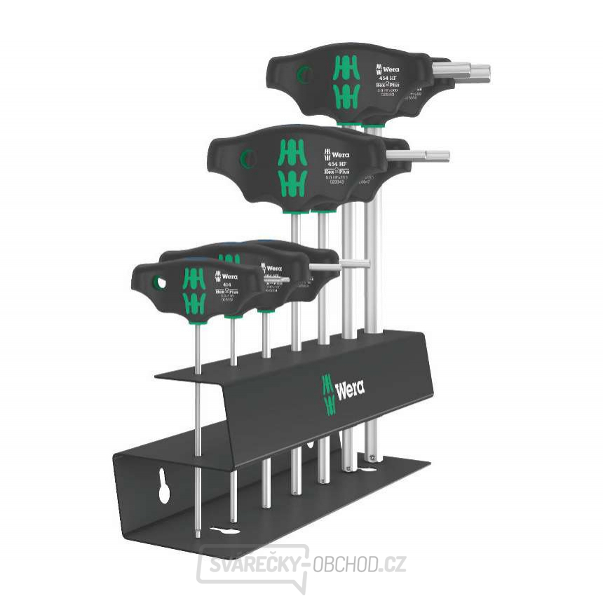 Wera 023453 Šroubováky Hex-Plus 2,5 ÷ 10 mm s příčnou rukojetí typ 454/7 HF Set 2 Přidržovací funkce (Sada 7 dílů) Wera 023453 Šroubováky Hex-Plus 2,5 ÷ 10 mm s příčnou rukojetí typ 454/7 HF Set 2 Přidržovací funkce (Sada 7 dílů) gallery main image
