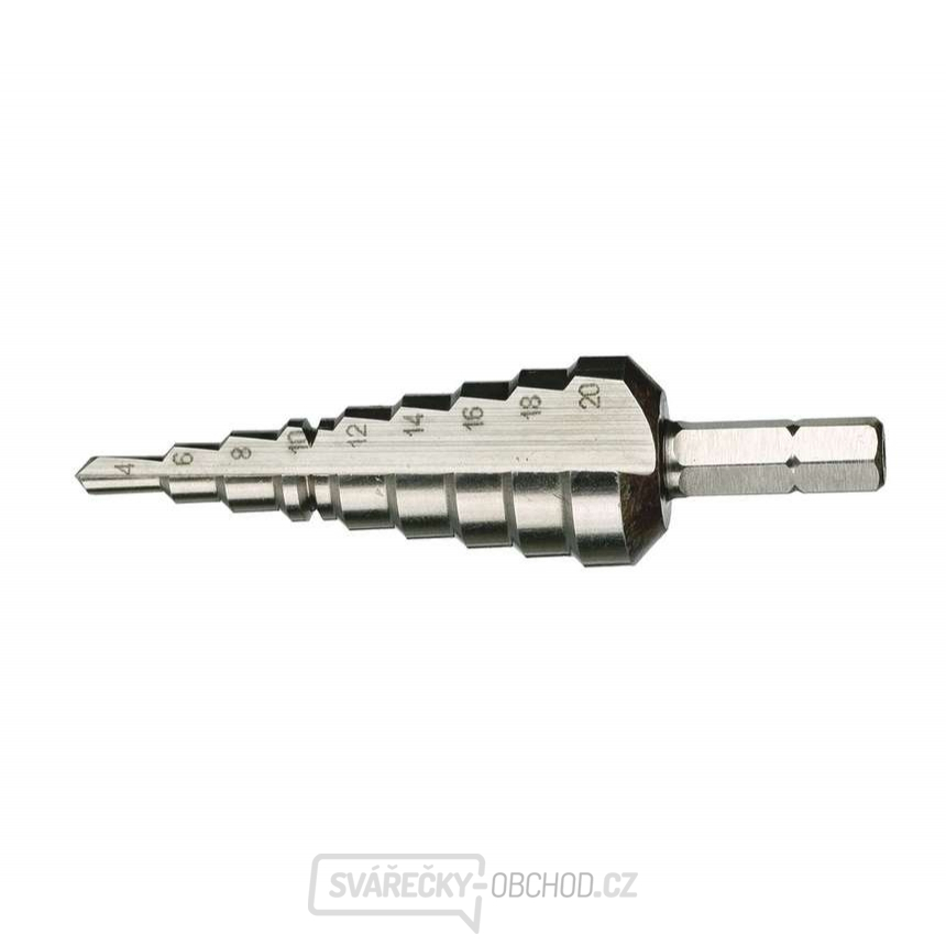 Wera 104672 Bit 1/4" se stupňovitým vrtákem 4 ÷ 20 mm Typ 843