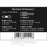 Wera 071109 Nerezové bity 1/4" Bit Check® 30 Stainless 1 (Sada 30 dílů) Náhled