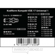 Wera 059030 Elektrikářské šroubováky Kraftform Kompakt VDE 17 Universal 1 (Sada 17 dílů) Náhled