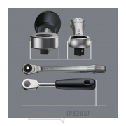 Wera 004063 Ráčna Zyklop Metal 1/2" 8003 C (délka 281 mm), průchozí čtyřhran Náhled