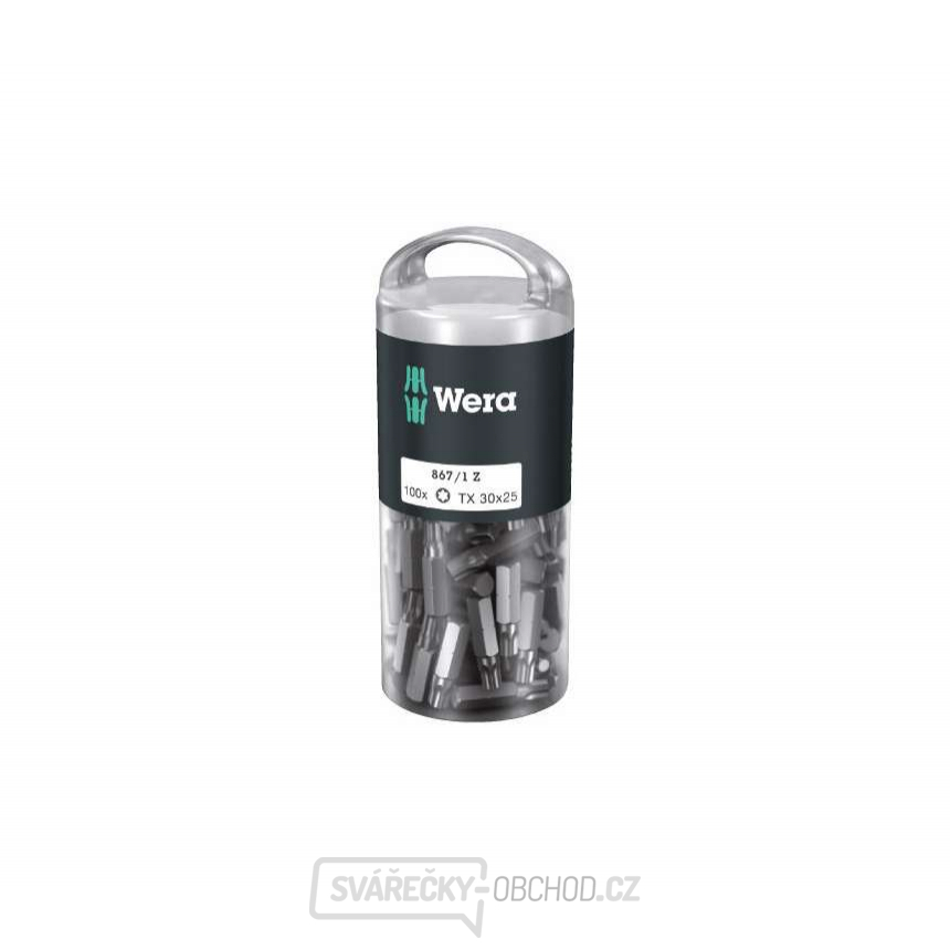 Wera 072451 Bity 1/4" TX 30 867/1 Z TORX DIY (Balení 100 ks)