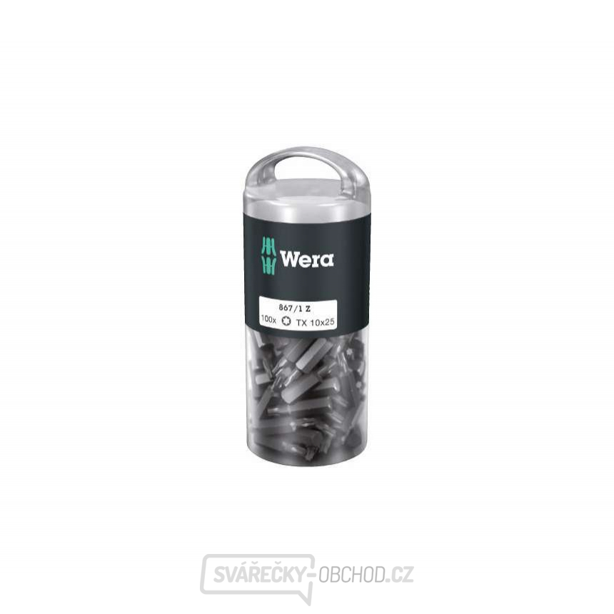 Wera 072446 Bity 1/4" TX 10 867/1 Z TORX DIY (Balení 100 ks)