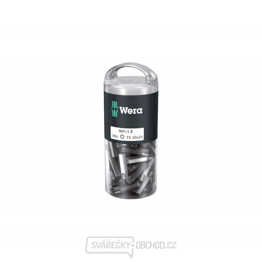 Wera 072452 Bity 1/4" TX 40 867/1 Z TORX DIY (Balení 100 ks)