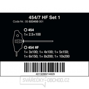 Wera 023450 Zástrčné klíče Hex-Plus s T-rukojetí 454/7 HF Set 1 (Sada 9 dílů s přidržovací funkcí) Náhled