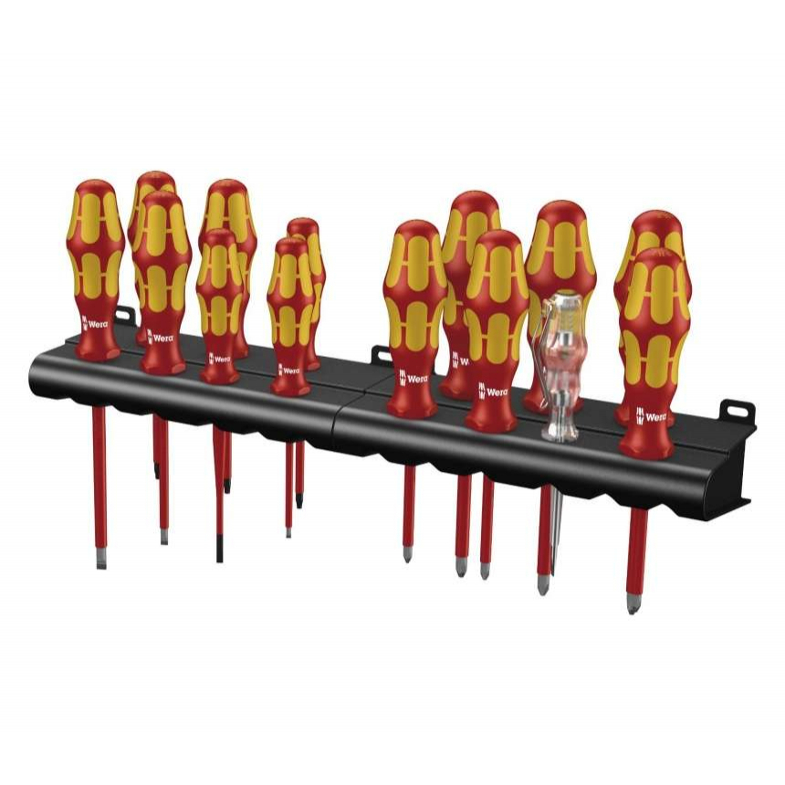 Wera 105631 Sada šroubováků Kraftform Big Pack 100 VDE (14 dílů + 2 stojánky) 05105631001