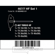 Wera 023452 Zástrčné klíče TORX® s T-rukojetí 454/7 HF Set 1 (Sada 9 dílů s přidržovací funkcí) Náhled