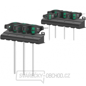 Wera 023452 Zástrčné klíče TORX® s T-rukojetí 454/7 HF Set 1 (Sada 9 dílů s přidržovací funkcí) gallery main image