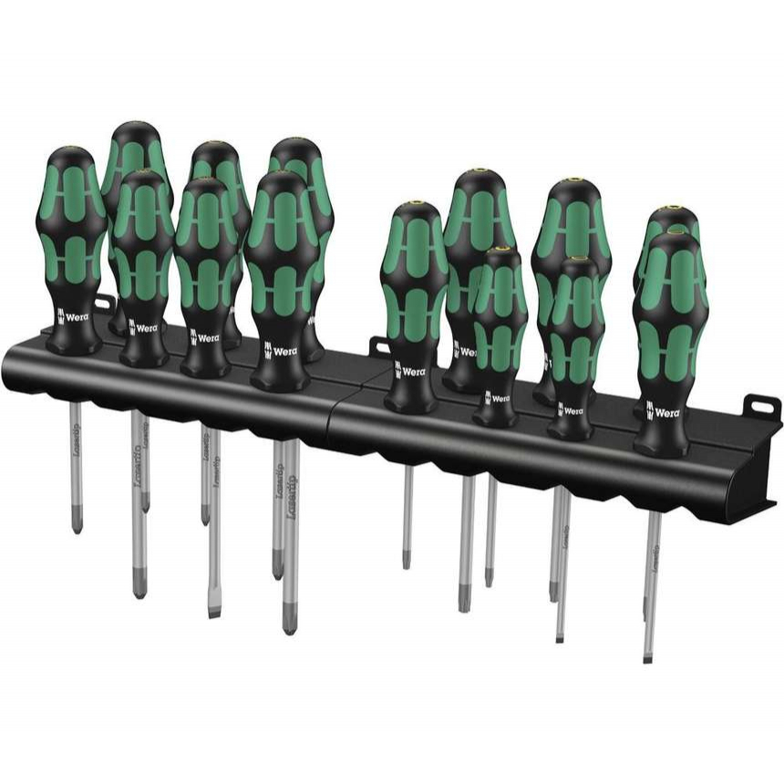 Wera 105630 Šroubováky Kraftform Big Pack 300 (Sada 14 dílů + stojánek) 05105630001