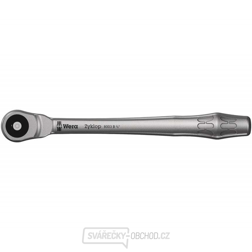 Wera 004033 Ráčna Zyklop Metal 8003 B průch.čtyřhran, upínací část 3/8"