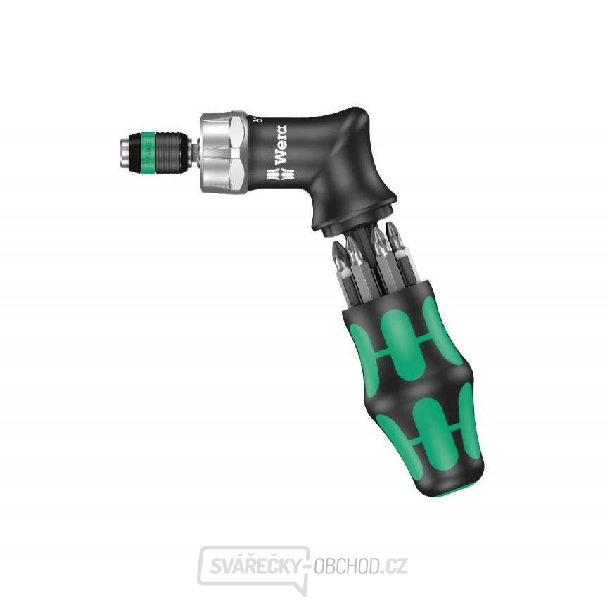 Wera 051030 Pistolový ráčnový šroubovák Kraftform Kompakt Pistol RA (Sada 7 dílů)