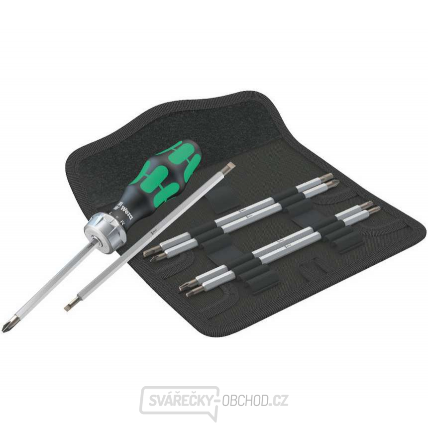 Wera 073665 Ráčnový šroubovák Kraftform Kompakt Vario RA SB (Sada 7 dílů)