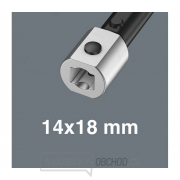 Wera 020171 Nástavec mom. klíče - samonastavitelný klíč Joker L 16 ÷ 19 mm s ráčnovou funkcí. Typ 7780, Forma C (14 x 18 mm) Náhled