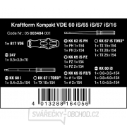 Wera 003484 Šroubováky Kraftform Kompakt VDE 60iS/65iS/67iS/16 do 1000 V (Sada 16 dílů) Náhled