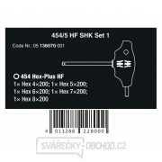 Wera 136070 Šroubováky Hex-Plus s příčnou rukojetí 454/5 HF SHK Set 1 (Sada 5 dílů) Náhled