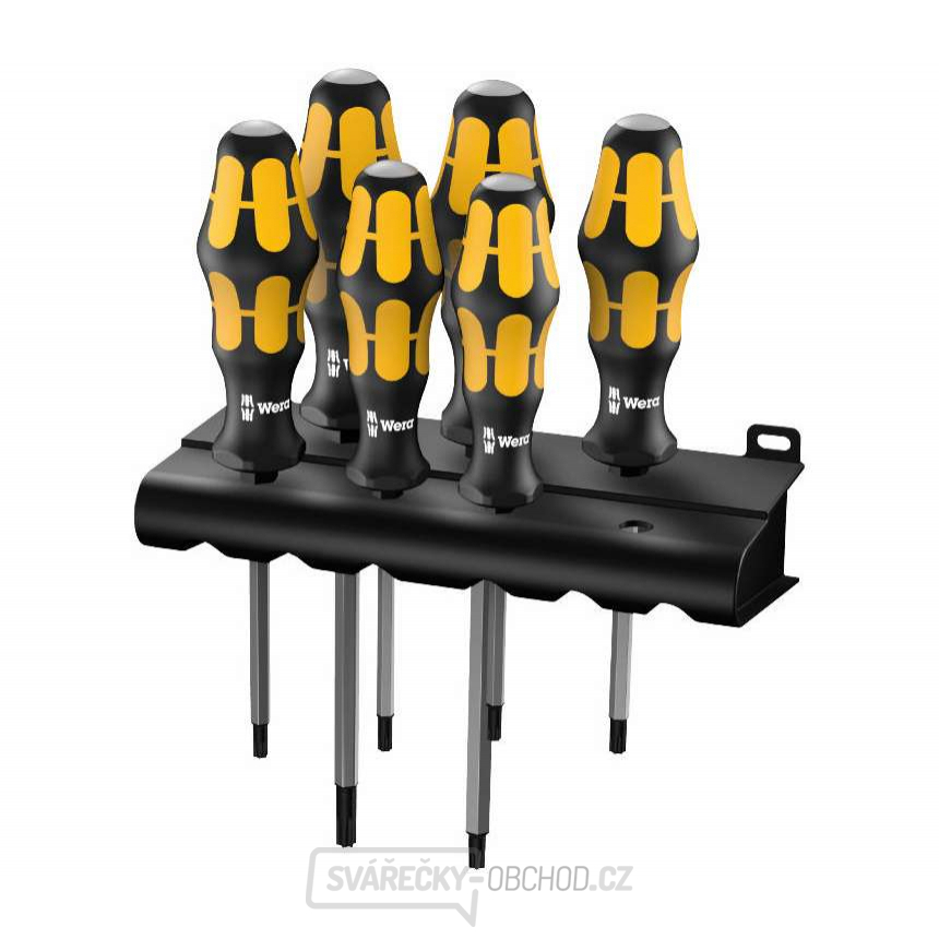 Wera 024410 Sekací šroubováky Kraftform 977/6 TORX. Sada 6 dílů + stojánek Wera 024410 Sekací šroubováky Kraftform 977/6 TORX. Sada 6 dílů + stojánek gallery main image