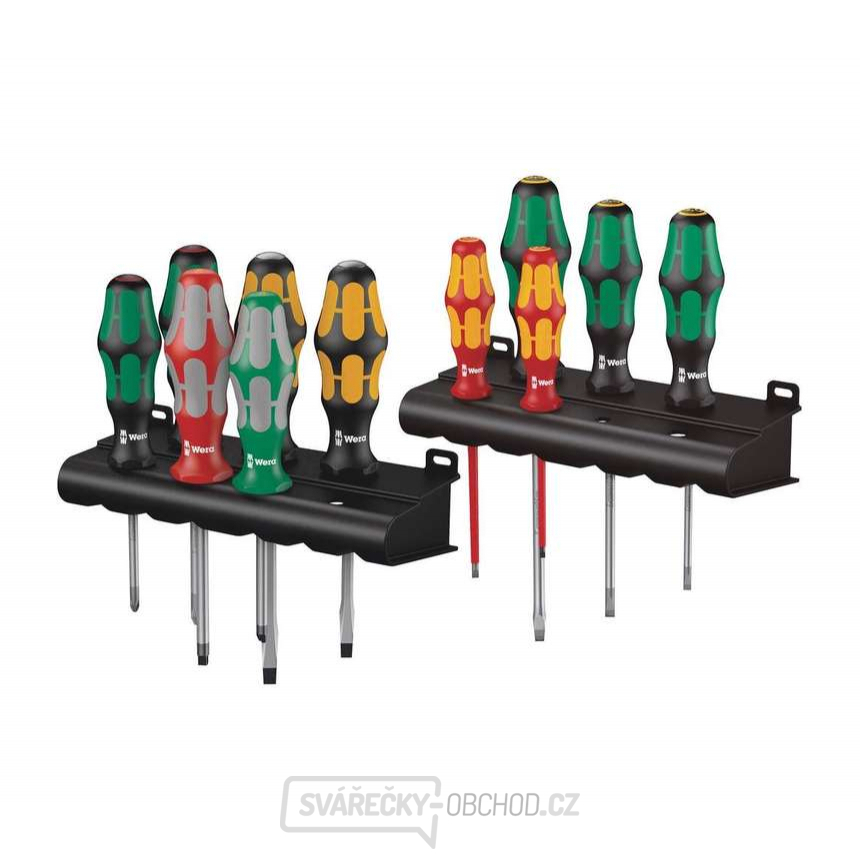 Wera 347106 Šroubováky Kraftform Plus řada 300 typ Kraftform XXL 3 (Sada 11 dílů + stojánek)