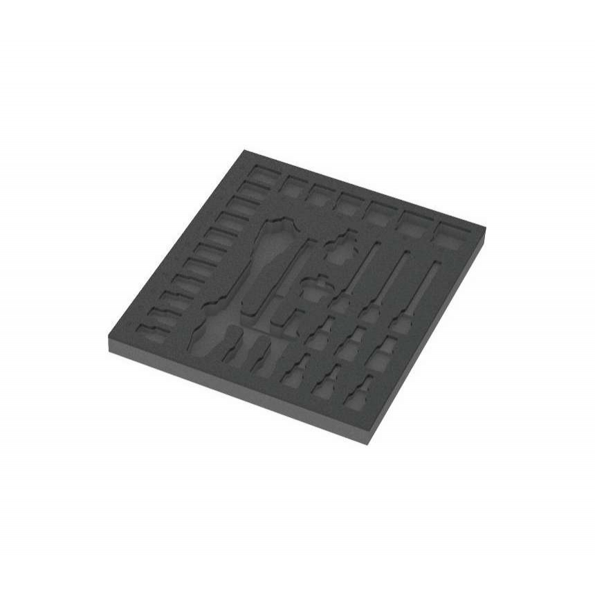 Wera 137322 Nářaďový modul - pěnová vložka 9822 pro set ráčnové sady 8000 C Zyklop 1/2". Bez nářadí 05137322001