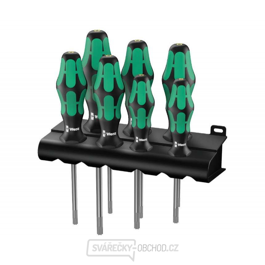 Wera 223161 Šroubováky Kraftform Plus 367/7 TORX® HF, přidržovací funkce (Sada 7 dílů + stojánek) Wera 223161 Šroubováky Kraftform Plus 367/7 TORX® HF, přidržovací funkce (Sada 7 dílů + stojánek) gallery main image