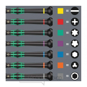 Wera 118158 Maticové šroubováky pro elektroniku Kraftform Kompakt Micro typ 2069/6  (Sada 6 dílů + stojánek) náhled