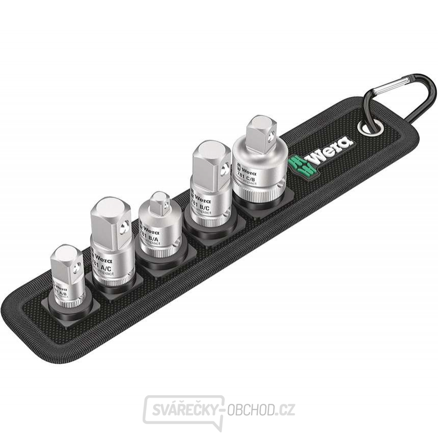 Wera 042680 Adaptéry 781/5 Set 1 (781 A + 781 B + 781 C) (Sada 5 dílů)