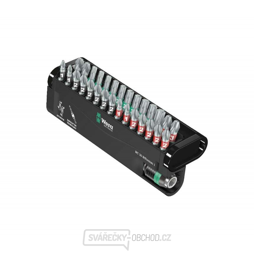 Wera 057430 Houževnaté bity Bit-Check 30 BiTorsion 1 s držákem 889/4/1 K (Sada 30 dílů)