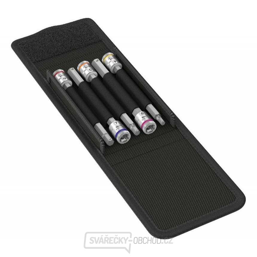 Wera 003345 Zástrčné nástavce pro Zyklop 1/4" typ 8740 A HF 1 s přidržovací funkcí (5 ks)