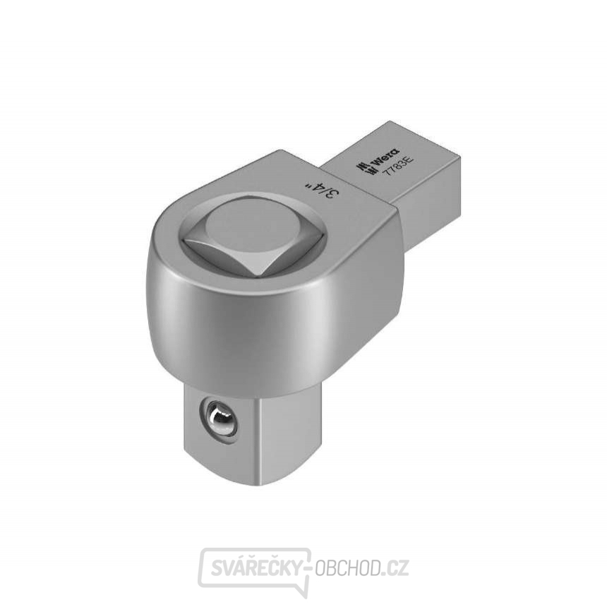 Wera 078710 Nástavec mom. klíče - průchozí čtyřhran 3/4". Typ 7783 E (14 x 18 mm)