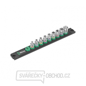 Wera 005420 Magnetická lišta A Imperial 1 se sadou palcových nástrčných hlavic 3/16 ÷ 1/2" mm typ 8790 HMA Zyklop 1/4" (Sada 9 dílů) gallery main image
