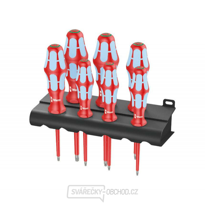 Wera 022767 Sada šroubováků Kraftform VDE 3167 i/7 TORX®, izolované, nerezová ocel (7 dílů + stojánek)
