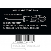 Wera 022767 Sada šroubováků Kraftform VDE 3167 i/7 TORX®, izolované, nerezová ocel (7 dílů + stojánek) Náhled