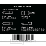 Wera 057433 Torzní bity Bit-Check 30 Wood 1 s držákem 887/4 RR (Sada 30 dílů) Náhled