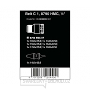 Wera 003995 Nástrčné hlavice Zyklop 1/2" 10 ÷ 19 mm Belt C 1 s přidržovací funkcí (Sada 7 dílů) Náhled