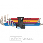 Wera 022860 Zástrčné klíče inbus 3950/9 Hex-Plus Multicolour Imperial Stainless 1, palcové, nerezová ocel (Sada 9 dílů) Náhled