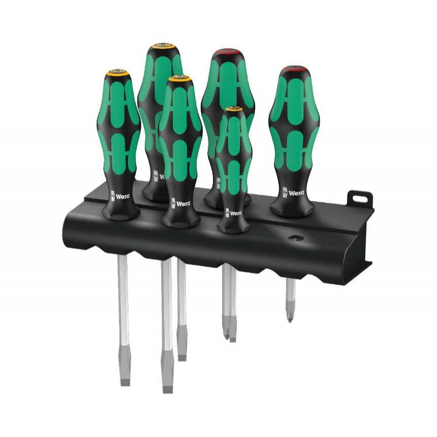 Wera 007680 Šroubováky Kraftform Plus Lasertip typ 334 SK/6 (Sada 6 dílů + stojánek) 05007680001