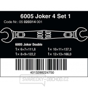 Wera 020314 Oboustranné ploché klíče 6005 Joker 4 Set 1 (Sada 4 díly) 6-13mm Náhled