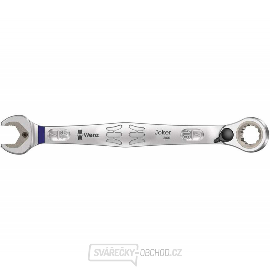 Wera 020077 Očkoplochý ráčnový klíč 7/16" 6001 Joker, přepínací, palcový