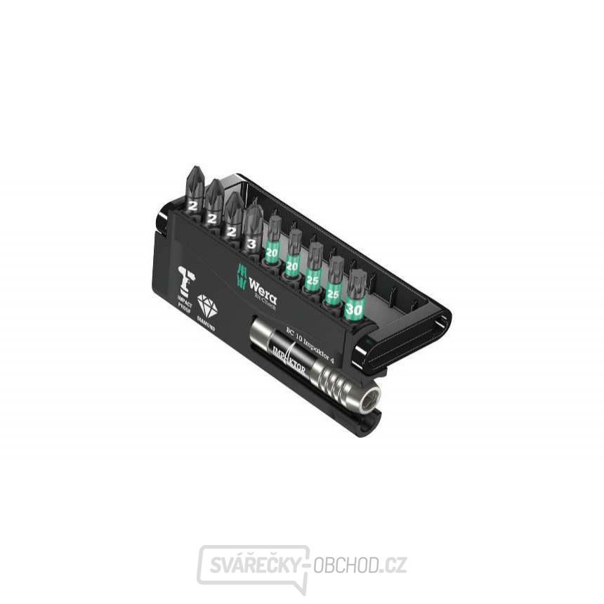 Wera 057417   s držákem 897/4 Impaktor (Sada 10 dílů)