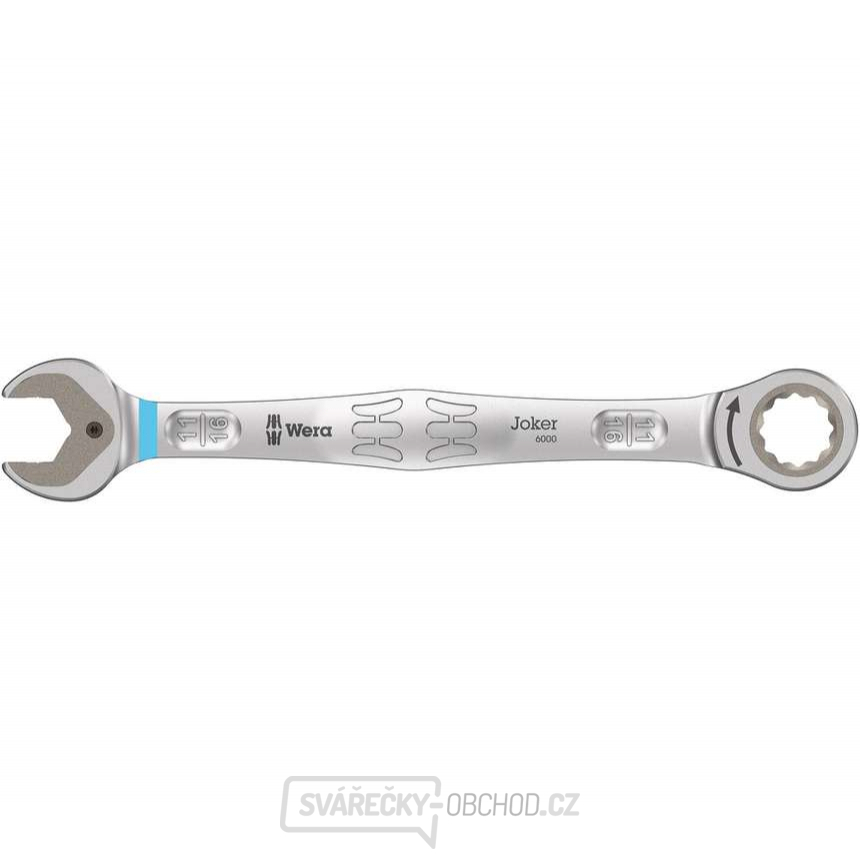 Wera 073286 Očkoplochý ráčnový klíč 11/16" 6000 Joker, palcový