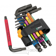 Wera 022641 Zástrčné klíče inbus 950/9 Hex-Plus Multicolour Imperial 3, palcové, BlackLaser (Sada 9 dílů) Náhled